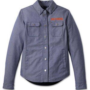 Harley-Davidson Women's Operative Riding Shirt Jacket Peacoat